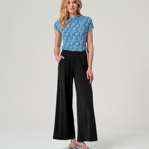 Pantalon large Noir