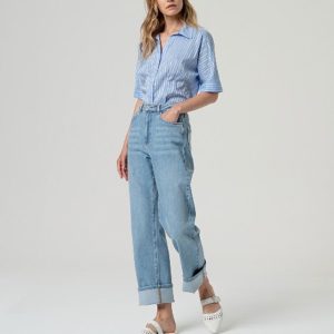 Pantalon baggy Bleu ciel