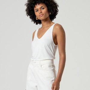 Pantalon baggy Blanc