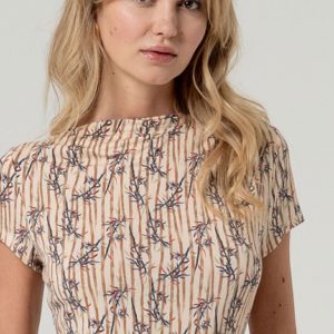 T-shirt à manches courtes Écru