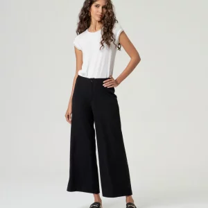 Pantalon cropped Noir